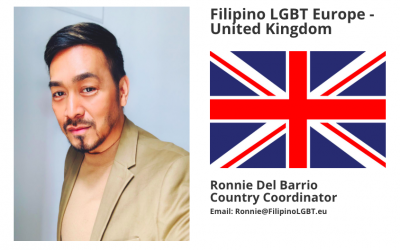 Ronnie Del Barrio New Country Coordinator for United Kingdom