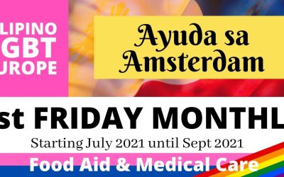 Ayuda sa Amsterdam schedule from July 2021 until Sept 2021