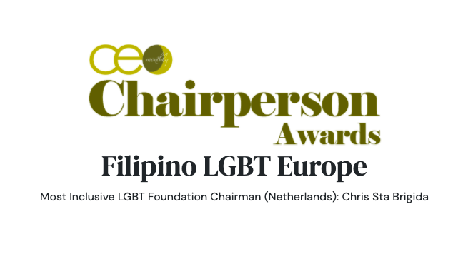 Filipino LGBT Europe Chairperson won CEO of the year 2021