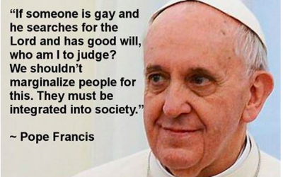 Pope Francis speaks to LGBT Catholics in new letter: God ‘does not disown any of his children
