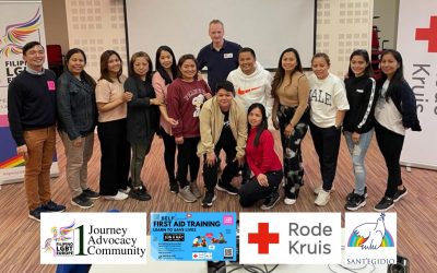 Filipino LGBT Europe foundation congratulates new batch of Red Cross Certified First Aiders