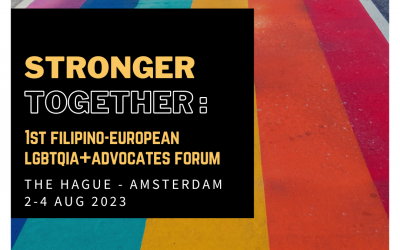Filipino-European LGBQTIA+ Advocates Forum 2023 registration now open